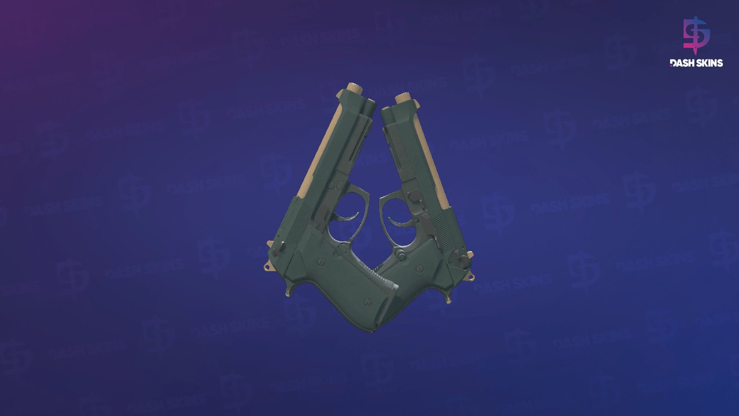 Dual Berettas | Contractor (Field-Tested) - Backside Screenshot