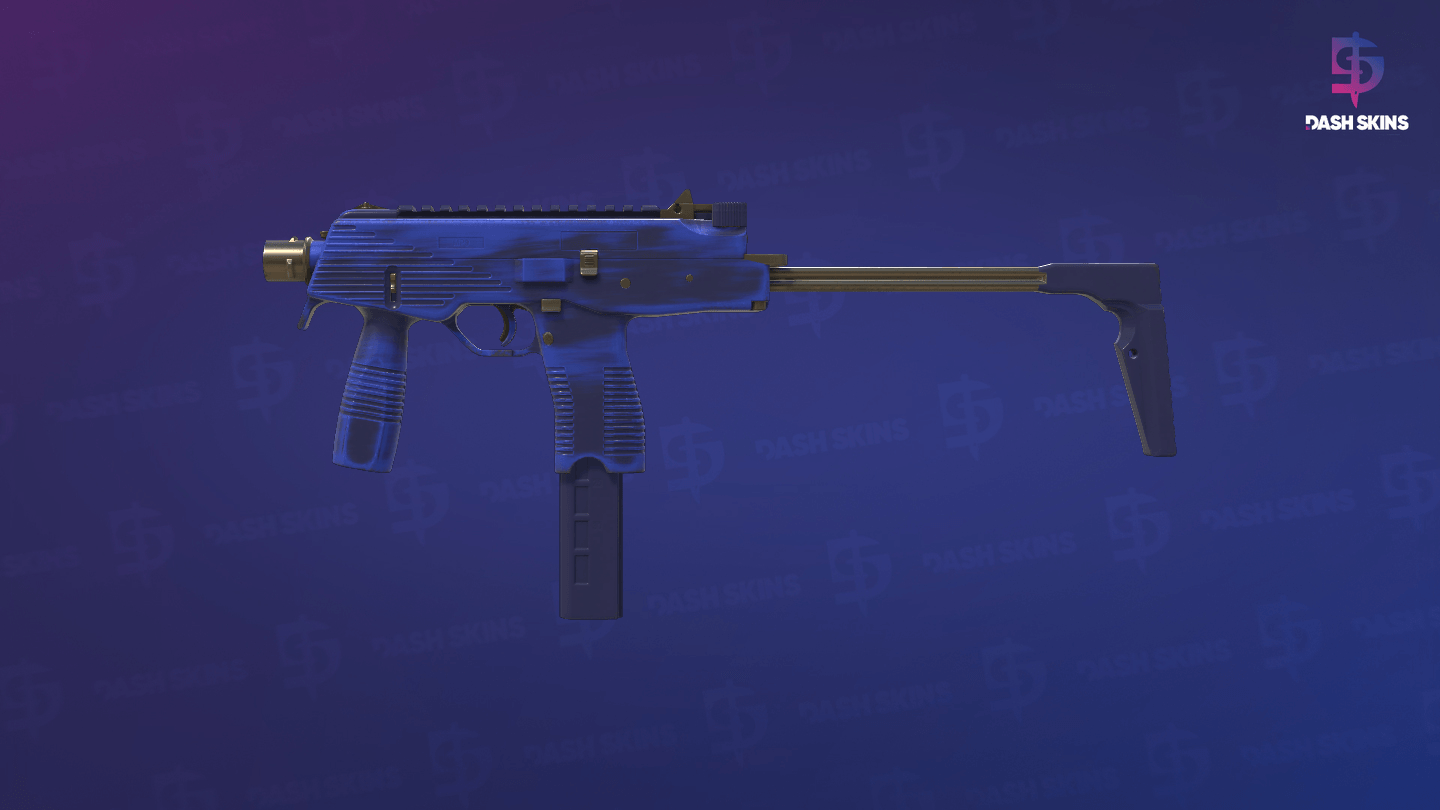 MP9 | Buff Blue (Minimal Wear) - Frontside Screenshot