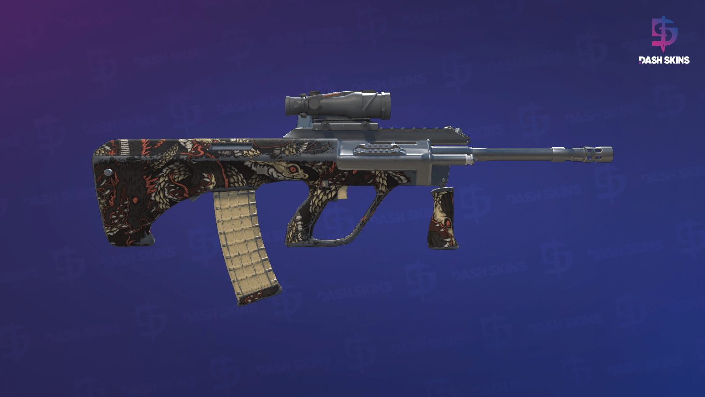Souvenir AUG | Snake Pit (Field-Tested) - Backside Screenshot
