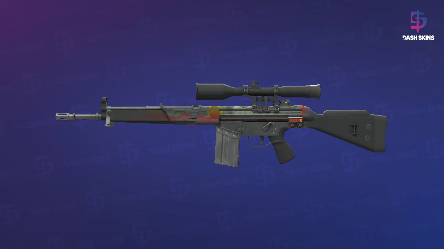 StatTrak™ G3SG1 | Keeping Tabs (Battle-Scarred) - Frontside Screenshot