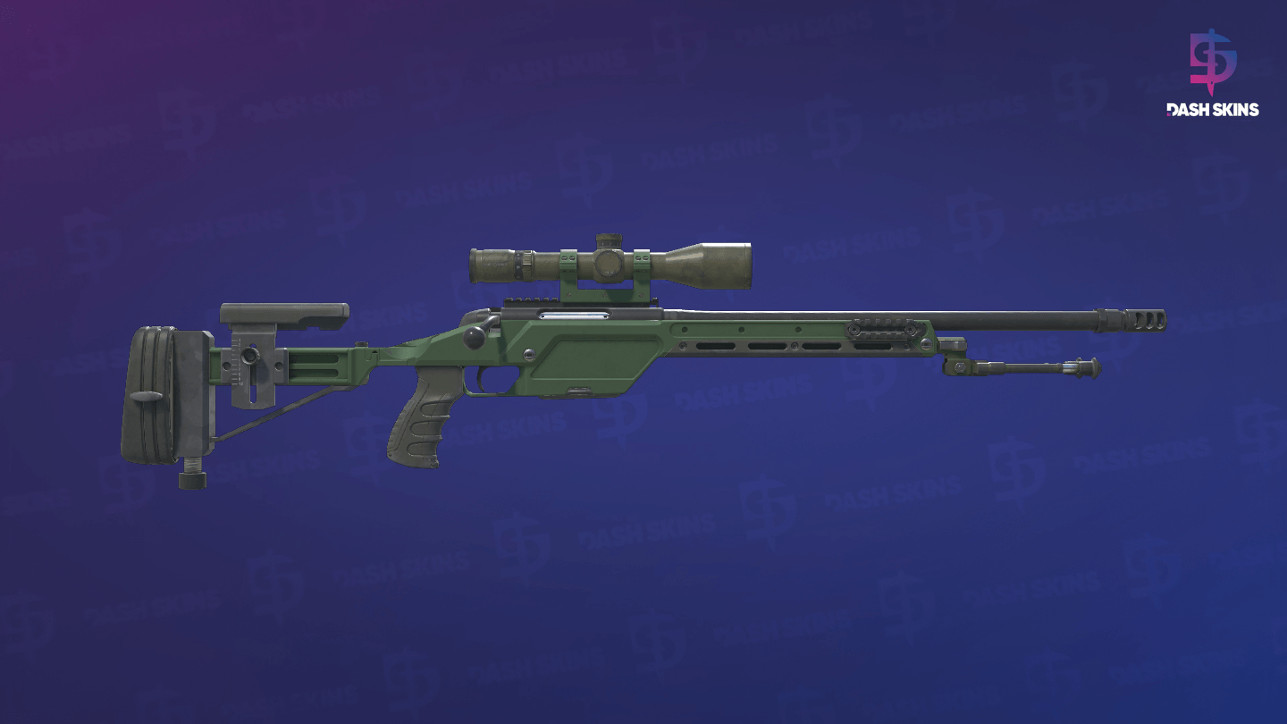 SSG 08 | Green Ceramic (Field-Tested) - Backside Screenshot