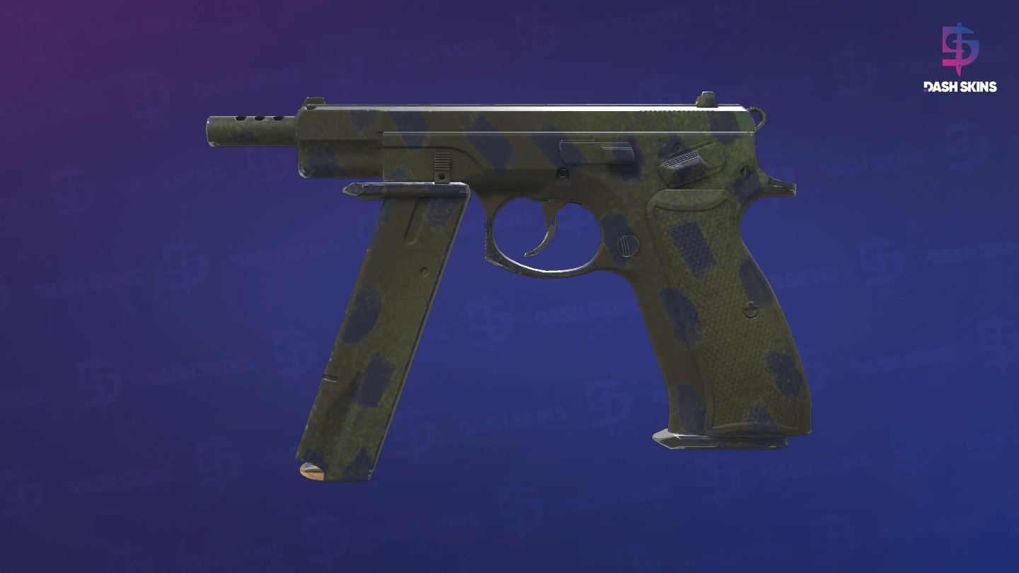 CZ75-Auto | Jungle Dashed (Factory New) - Frontside Screenshot