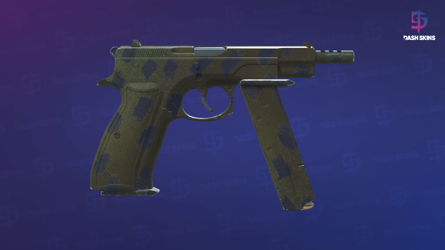 CZ75-Auto | Jungle Dashed (Factory New) - Backside Screenshot