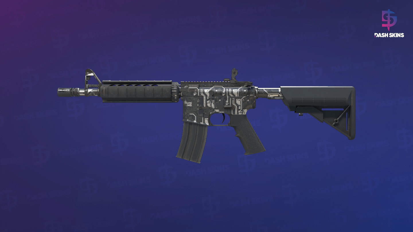 M4A4 | Mainframe (Field-Tested) - Frontside Screenshot
