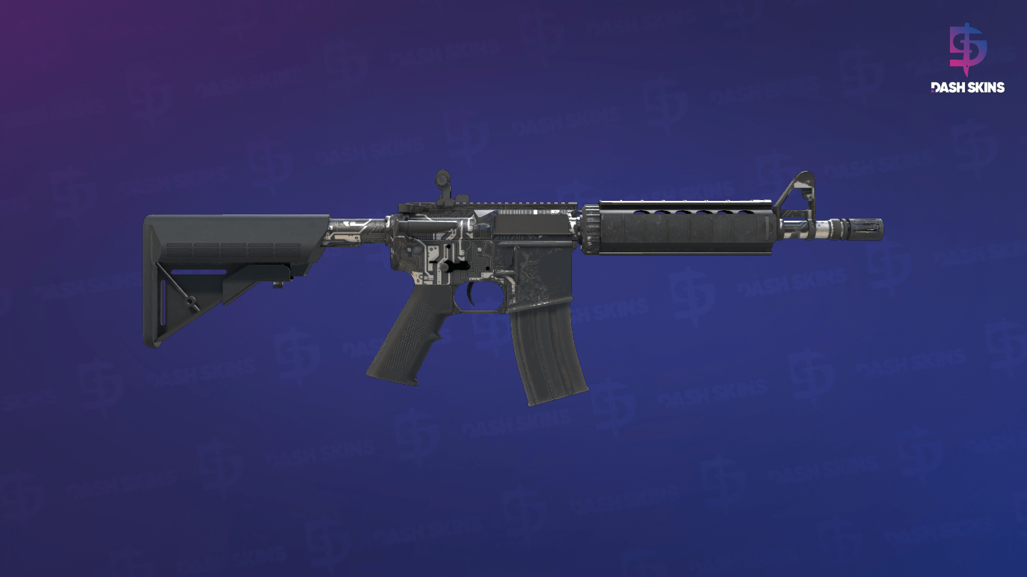 M4A4 | Mainframe (Field-Tested) - Backside Screenshot