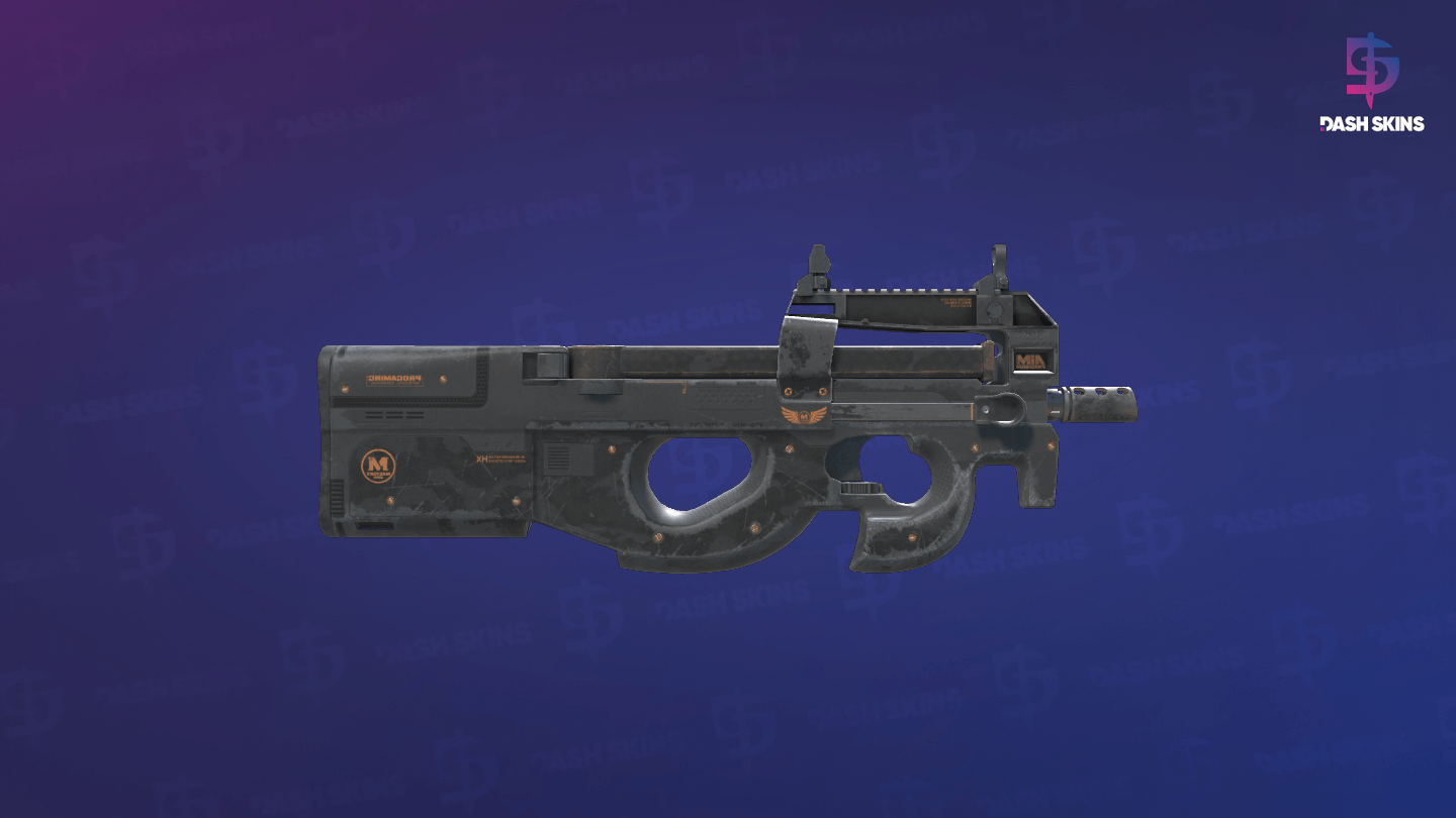 StatTrak™ P90 | Elite Build (Well-Worn) - Backside Screenshot