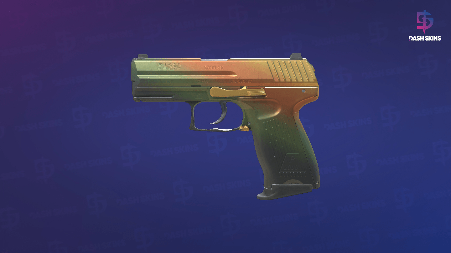 P2000 | Amber Fade (Field-Tested) - Frontside Screenshot