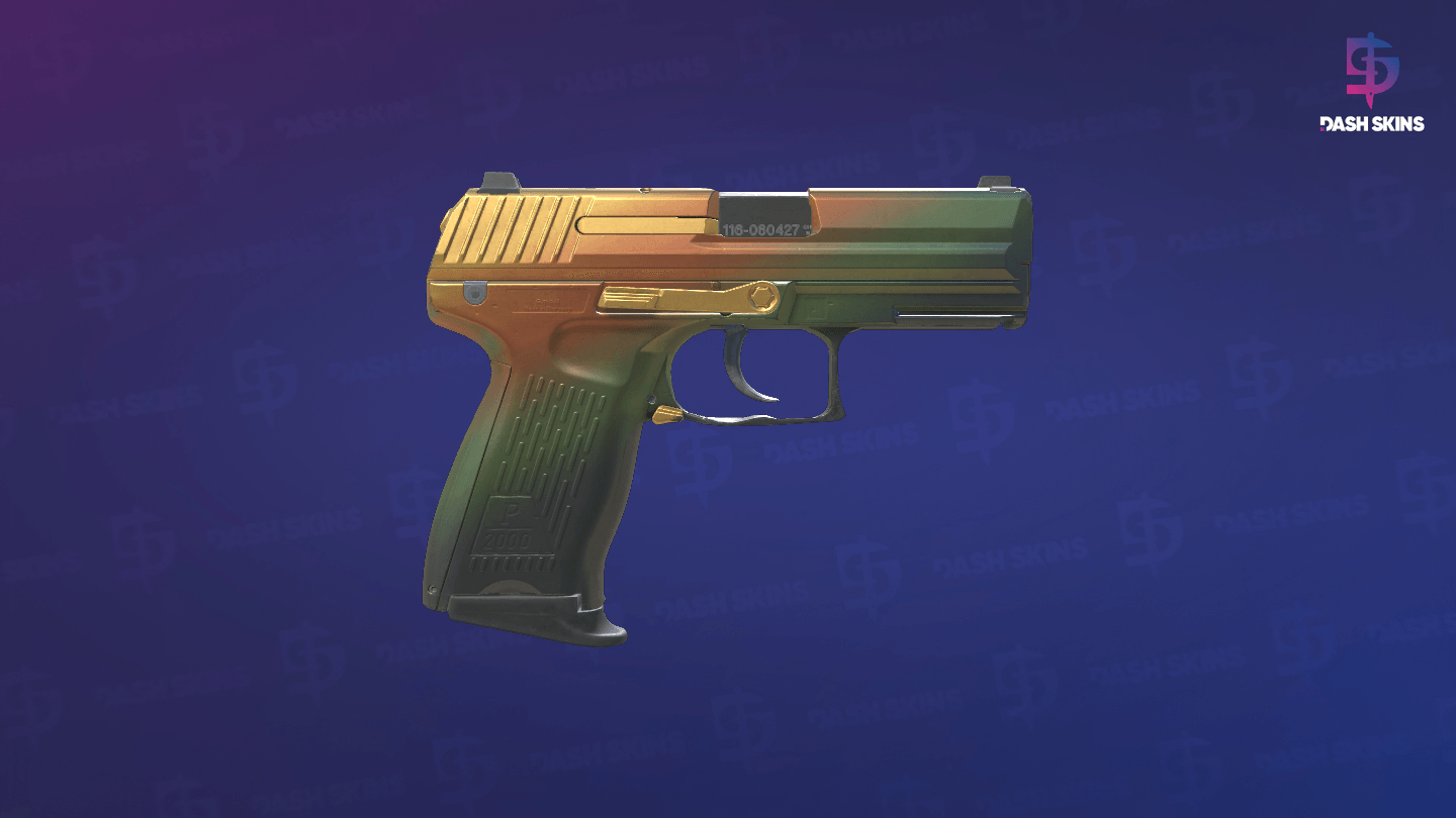P2000 | Amber Fade (Field-Tested) - Backside Screenshot