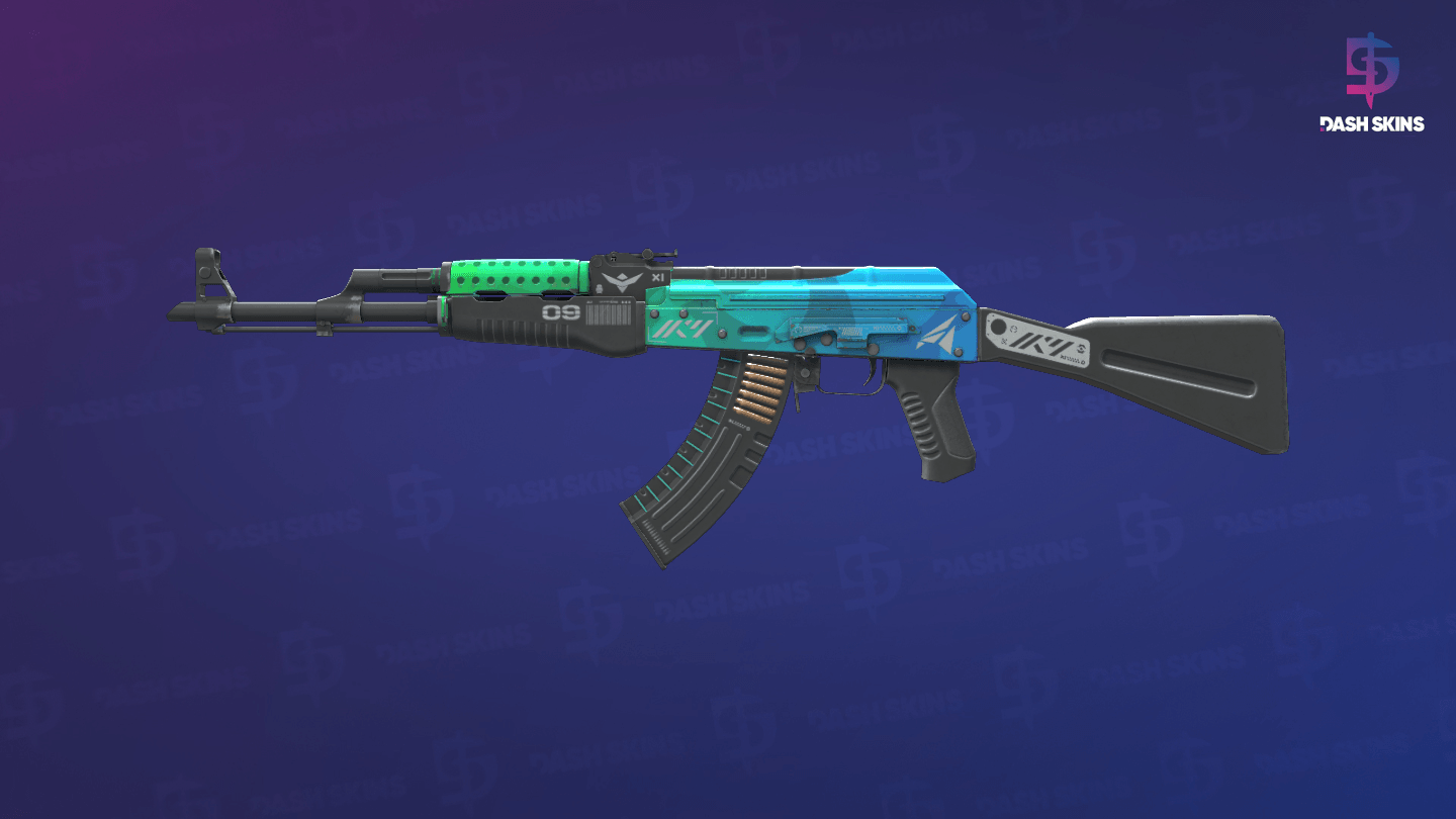 AK-47 | Ice Coaled (Minimal Wear) - Frontside Screenshot