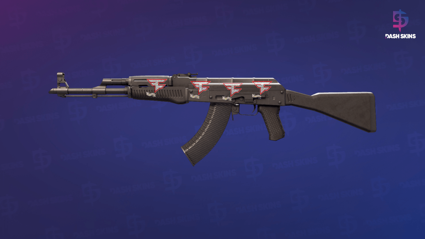 AK-47 | Slate (Well-Worn) - Frontside Screenshot
