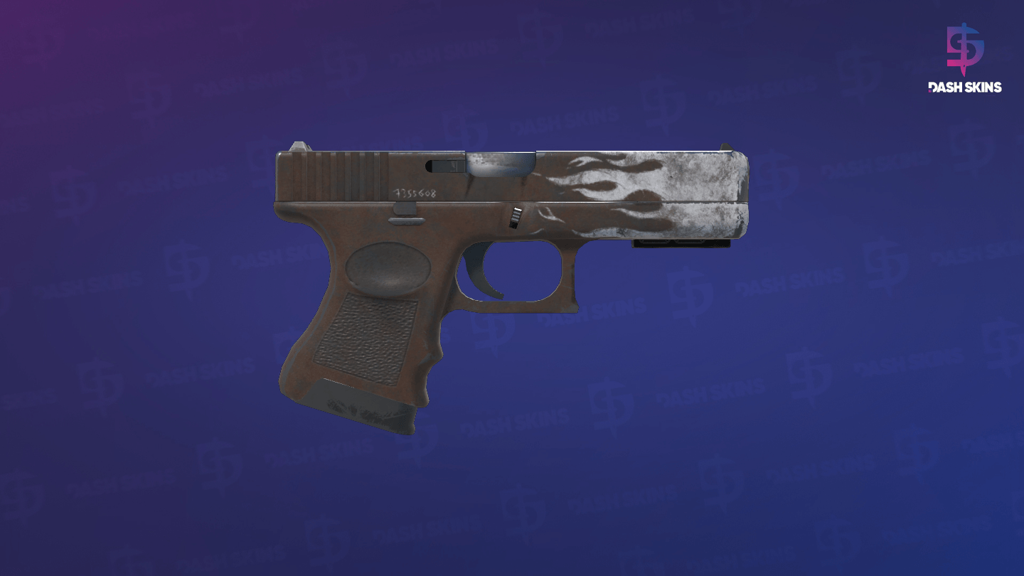 StatTrak™ Glock-18 | Oxide Blaze (Field-Tested) - Backside Screenshot