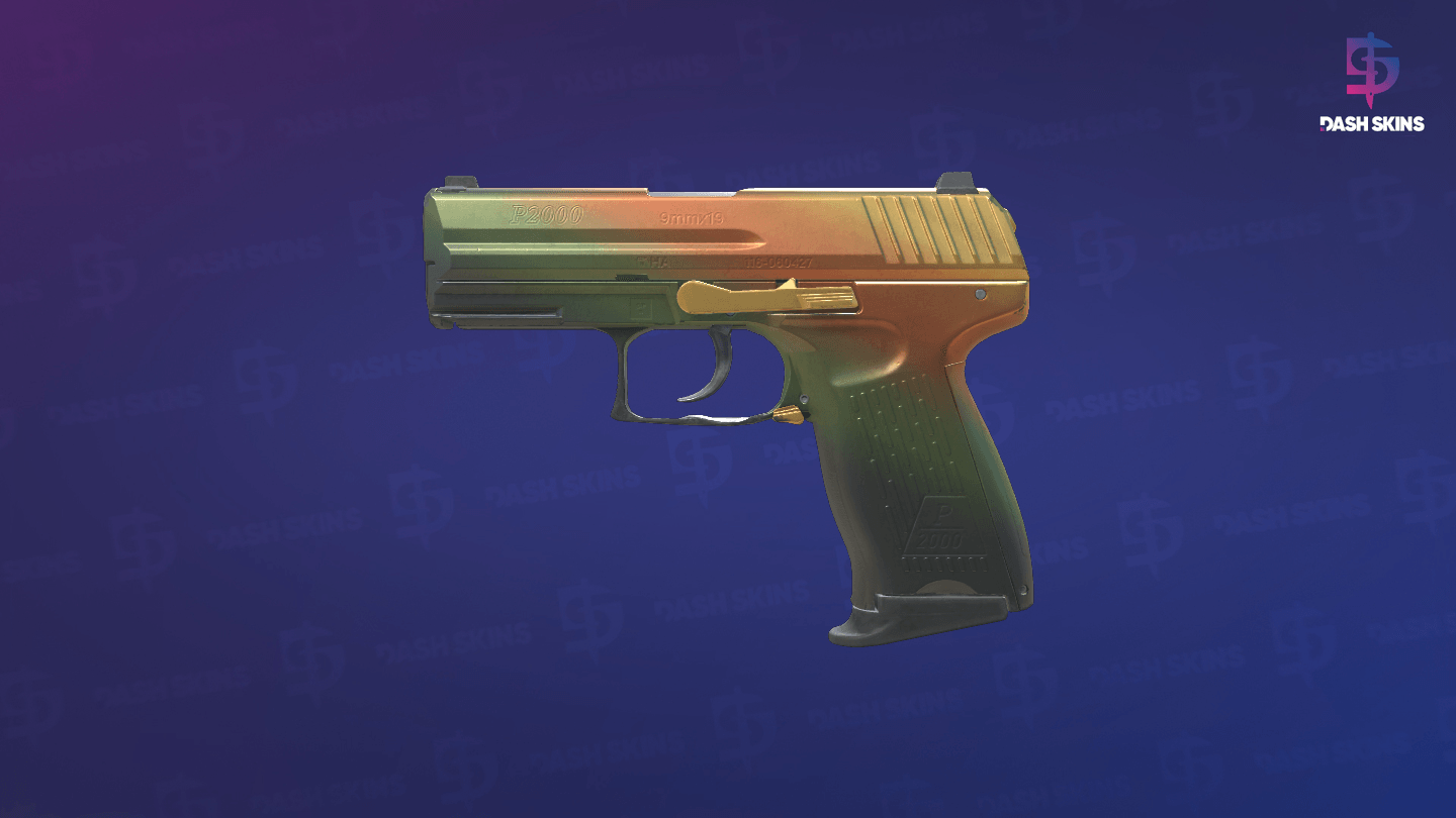 P2000 | Amber Fade (Field-Tested) - Frontside Screenshot