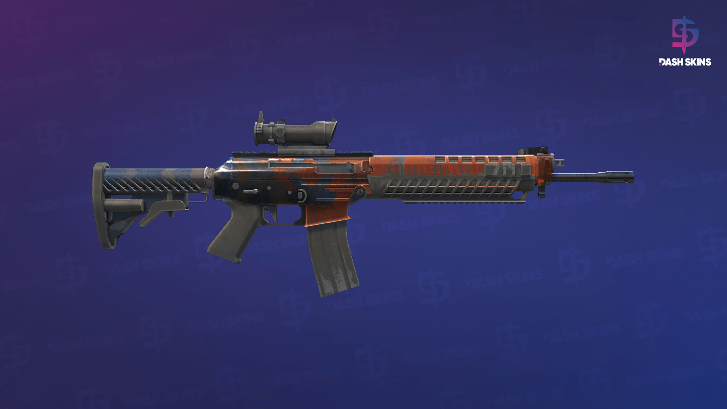 SG 553 | Danger Close (Field-Tested) - Backside Screenshot