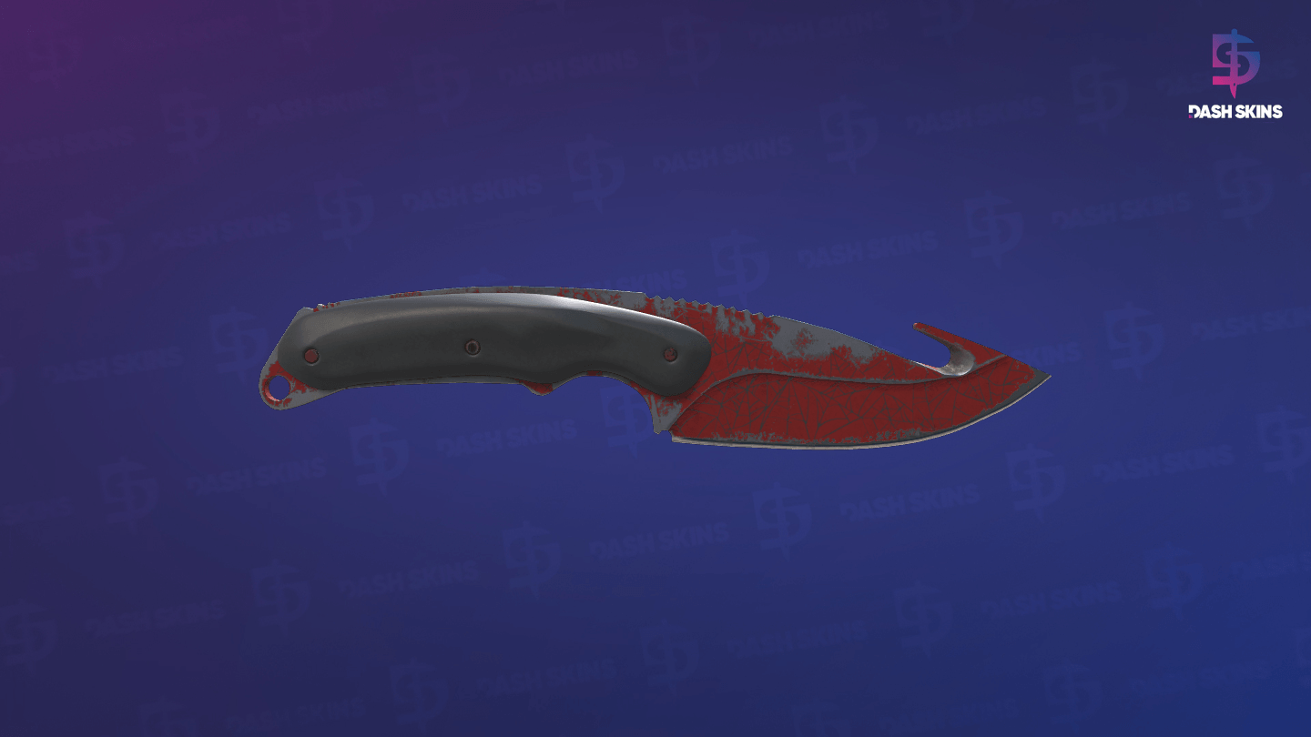 ★ Gut Knife | Crimson Web (Field-Tested) - Frontside Screenshot