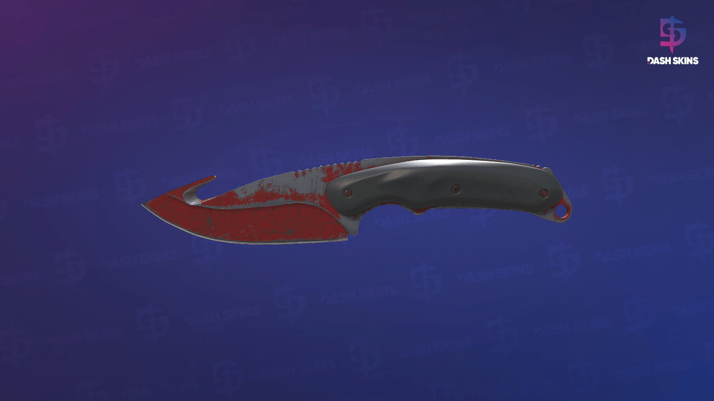 ★ Gut Knife | Crimson Web (Field-Tested) - Backside Screenshot