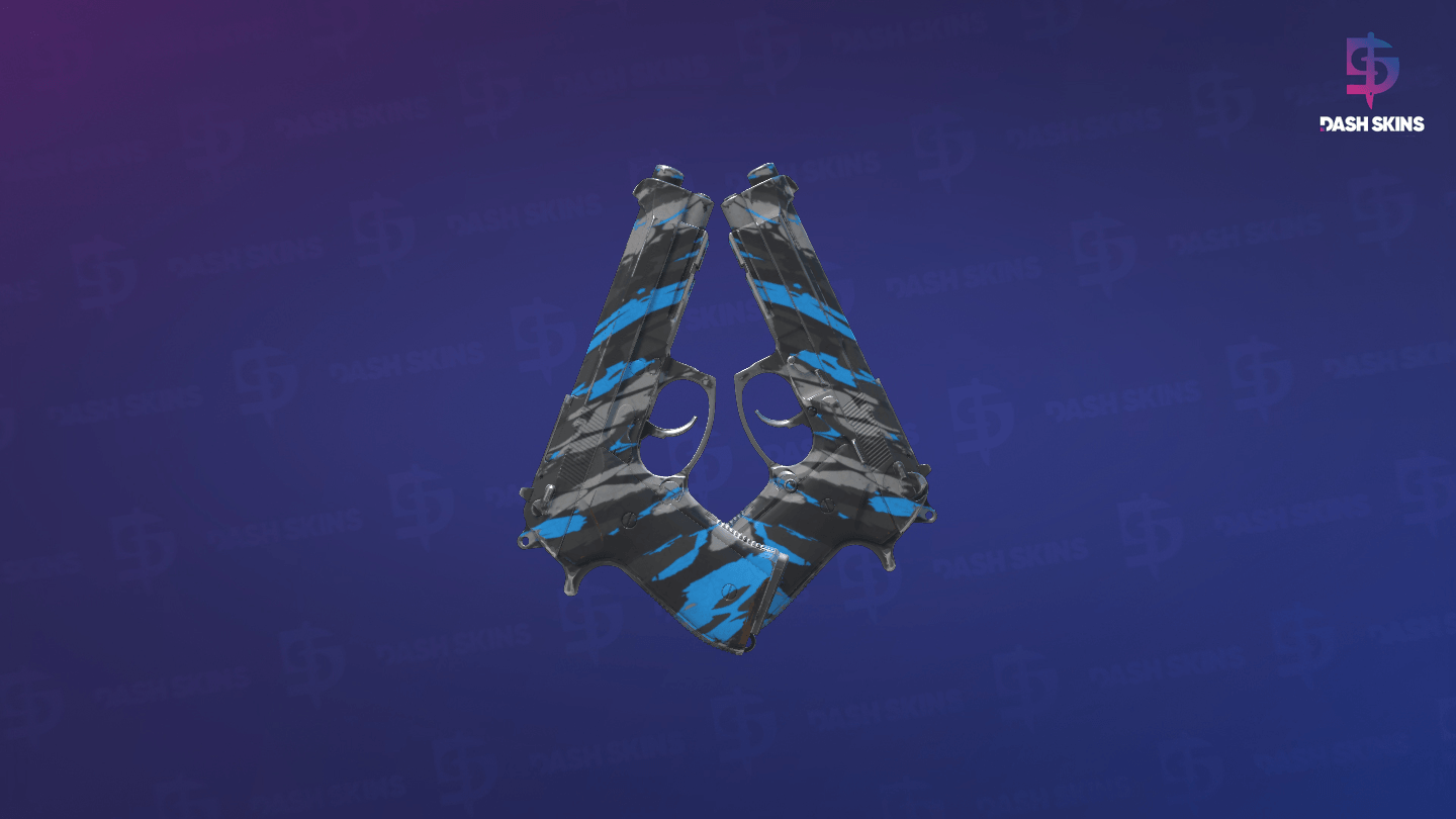 Dual Berettas | Shred (Field-Tested) - Frontside Screenshot