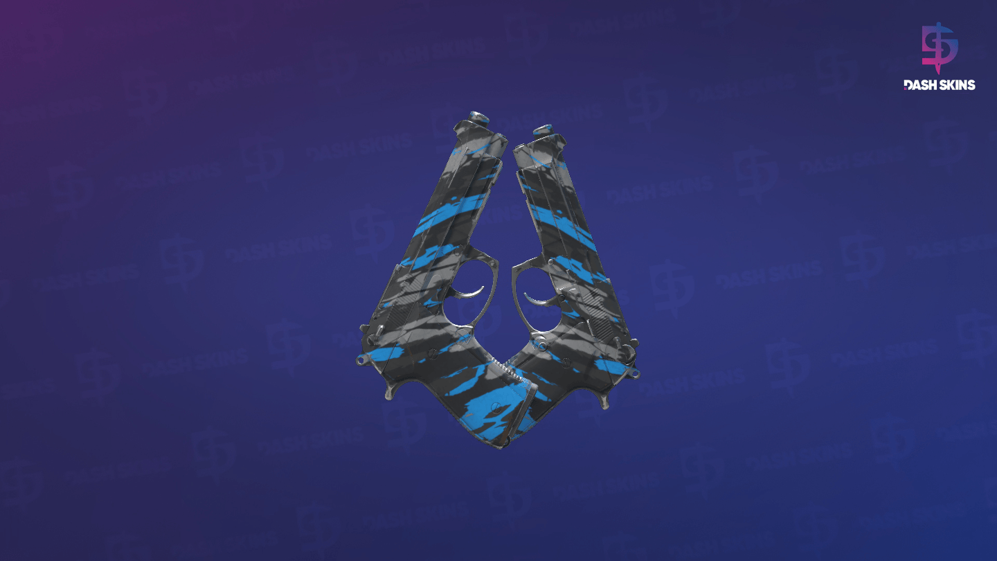 Dual Berettas | Shred (Field-Tested) - Backside Screenshot