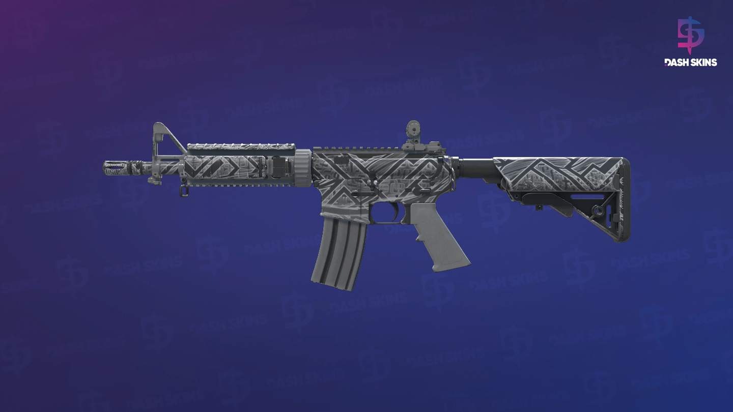 M4A4 | Aeolian Dark (Field-Tested) - Frontside Screenshot