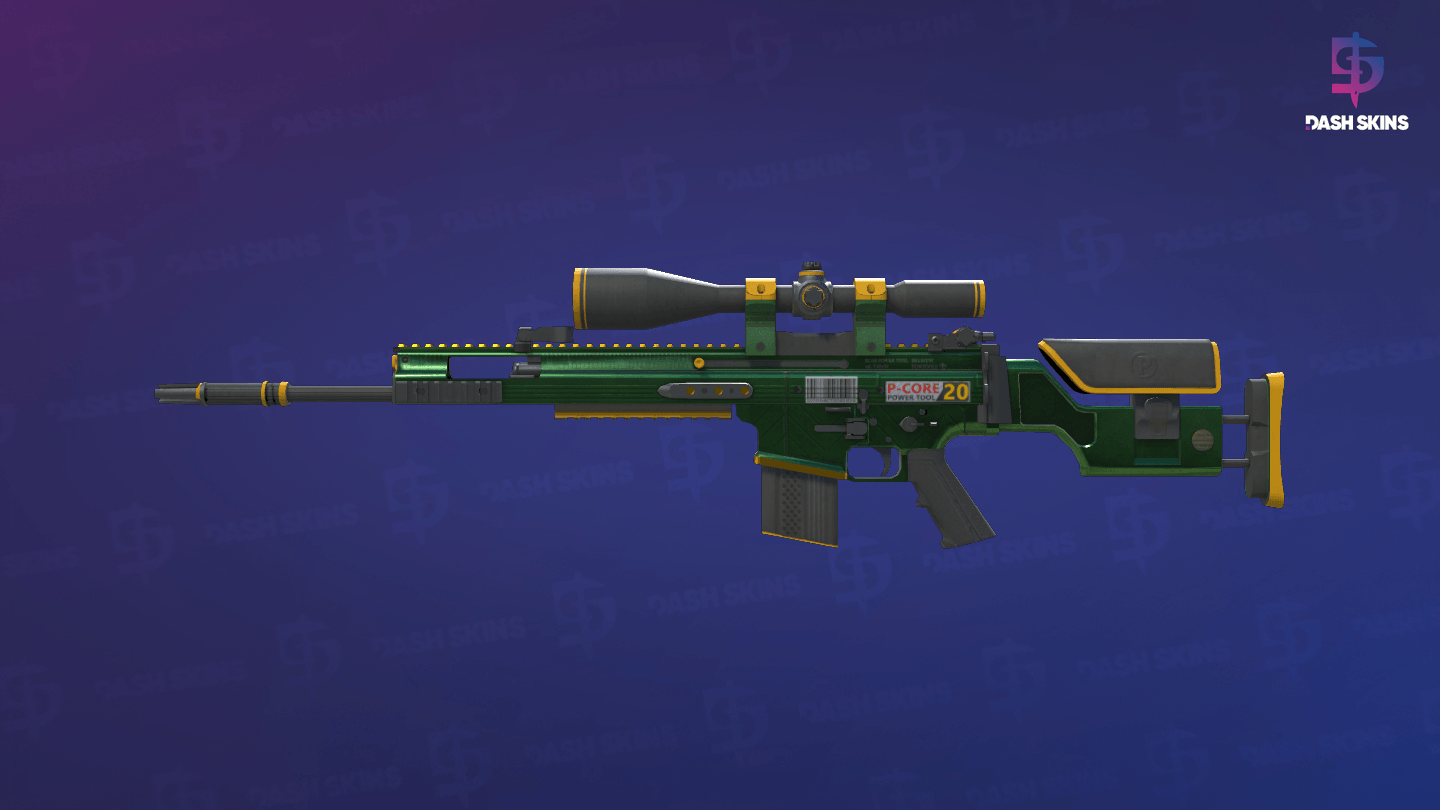 SCAR-20 | Powercore (Field-Tested) - Frontside Screenshot
