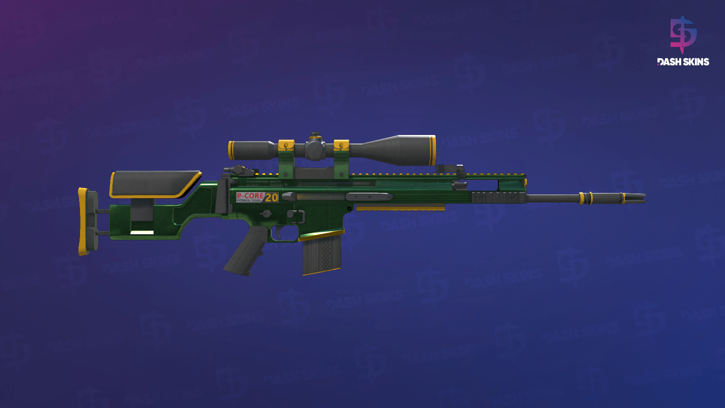 SCAR-20 | Powercore (Field-Tested) - Backside Screenshot