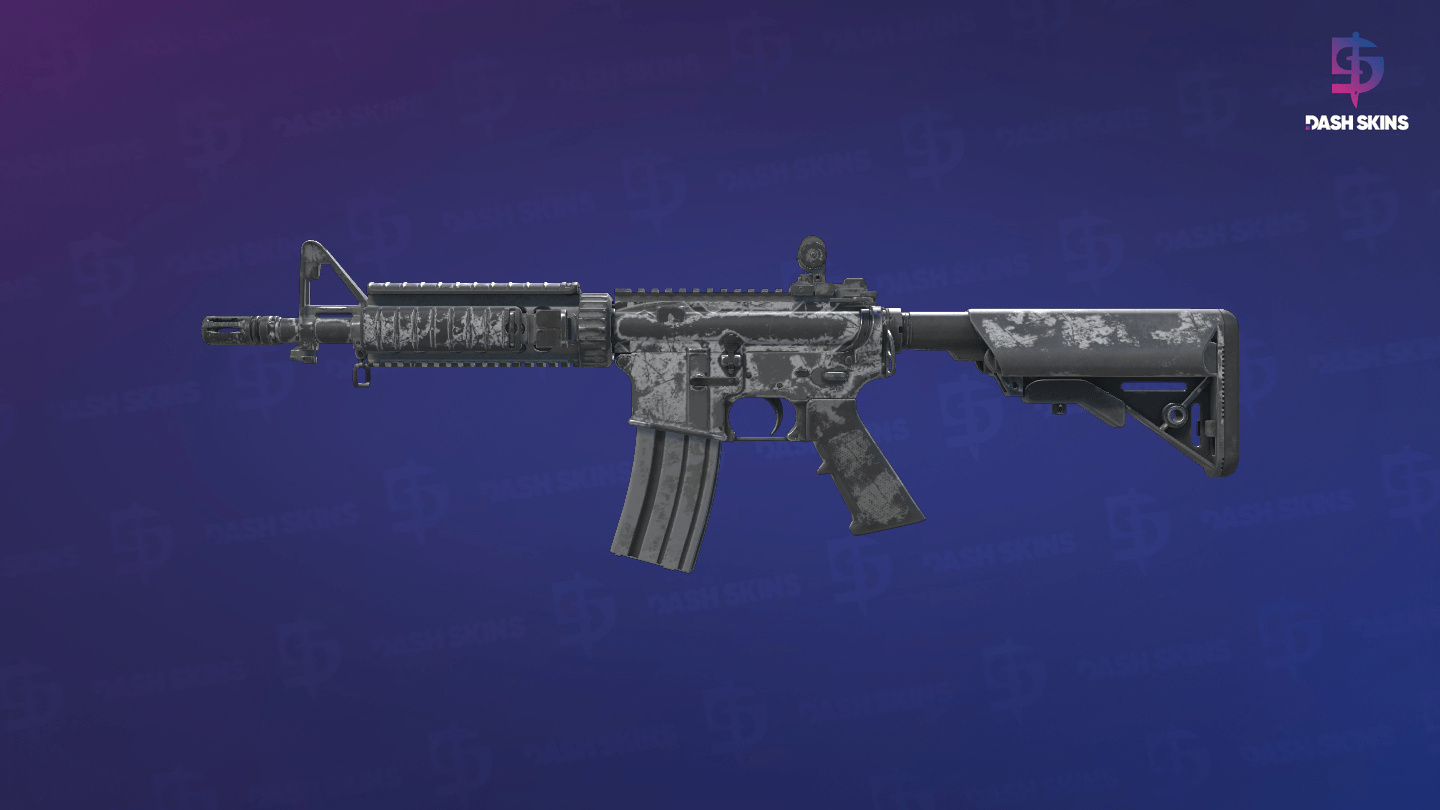 M4A4 | Aeolian Dark (Battle-Scarred) - Frontside Screenshot