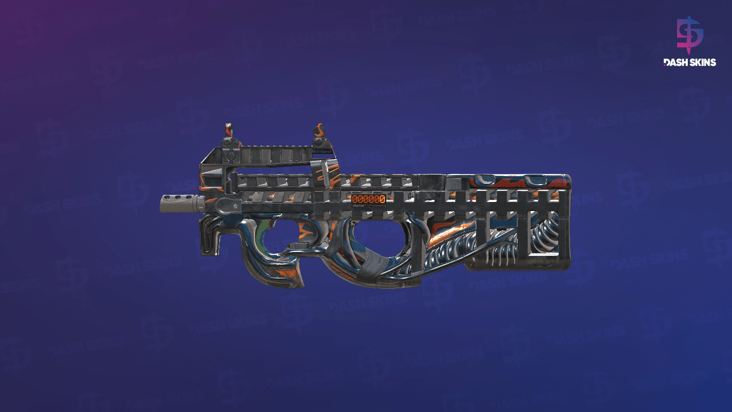 StatTrak™ P90 | Vent Rush (Minimal Wear) - Frontside Screenshot
