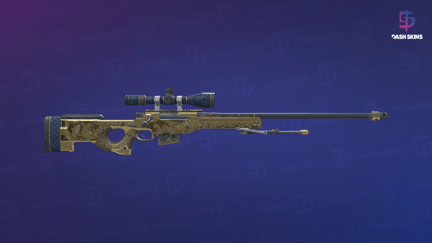StatTrak™ AWP | Queen's Gambit (Well-Worn) - Backside Screenshot