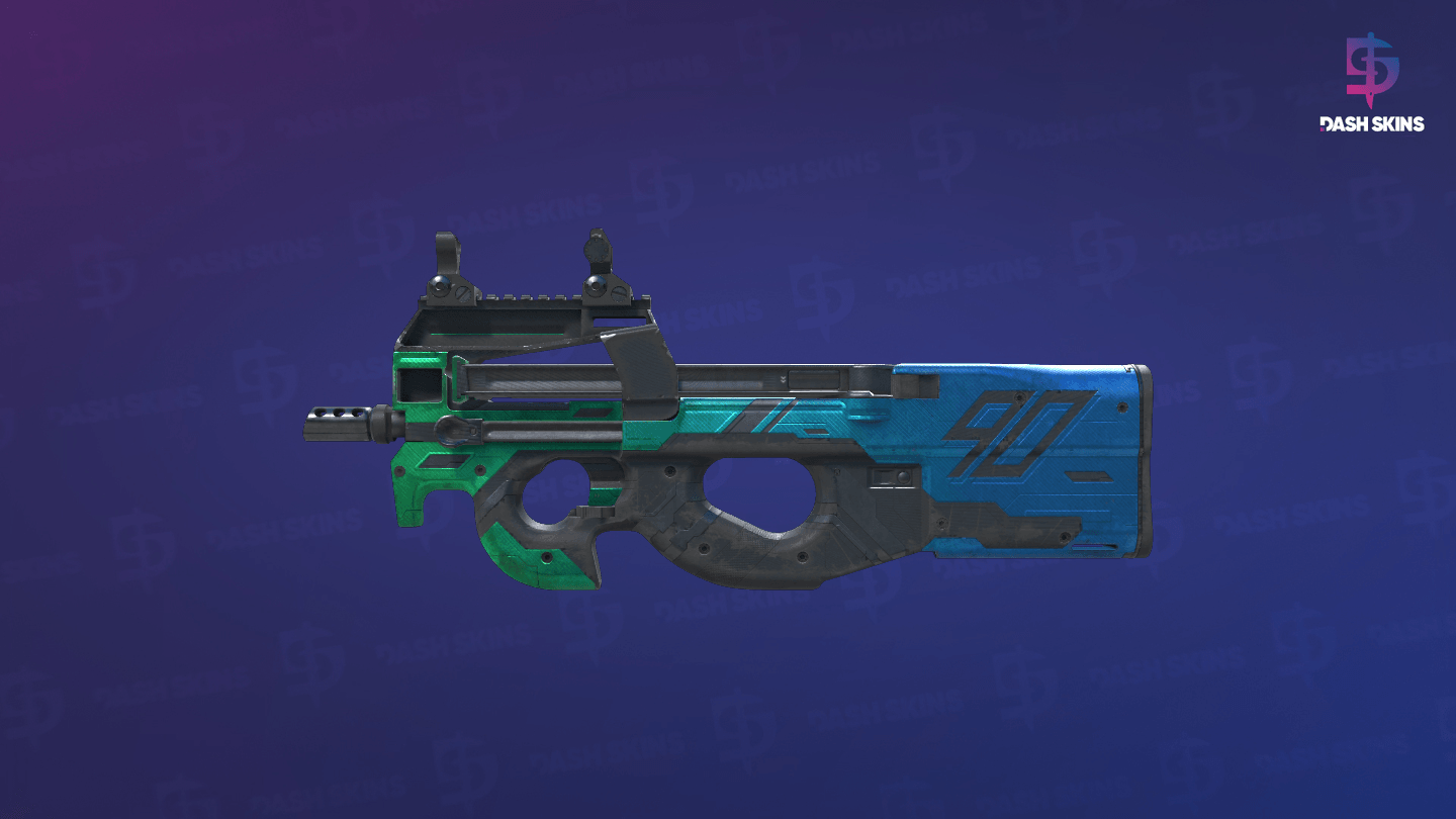 P90 | Wave Breaker (Well-Worn) - Frontside Screenshot