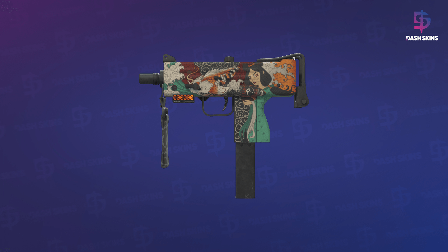 StatTrak™ MAC-10 | Allure (Well-Worn) - Frontside Screenshot