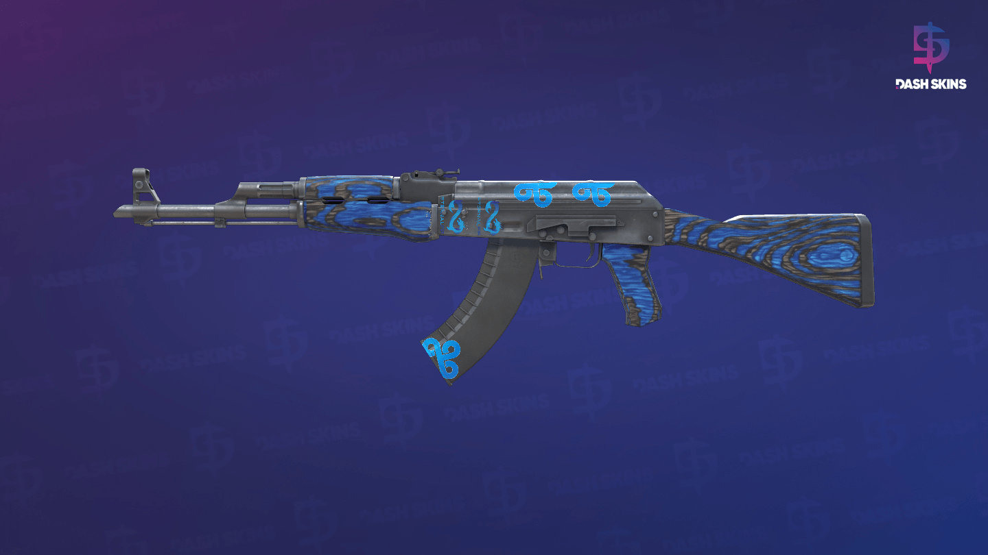 AK-47 | Blue Laminate (Field-Tested) - Frontside Screenshot