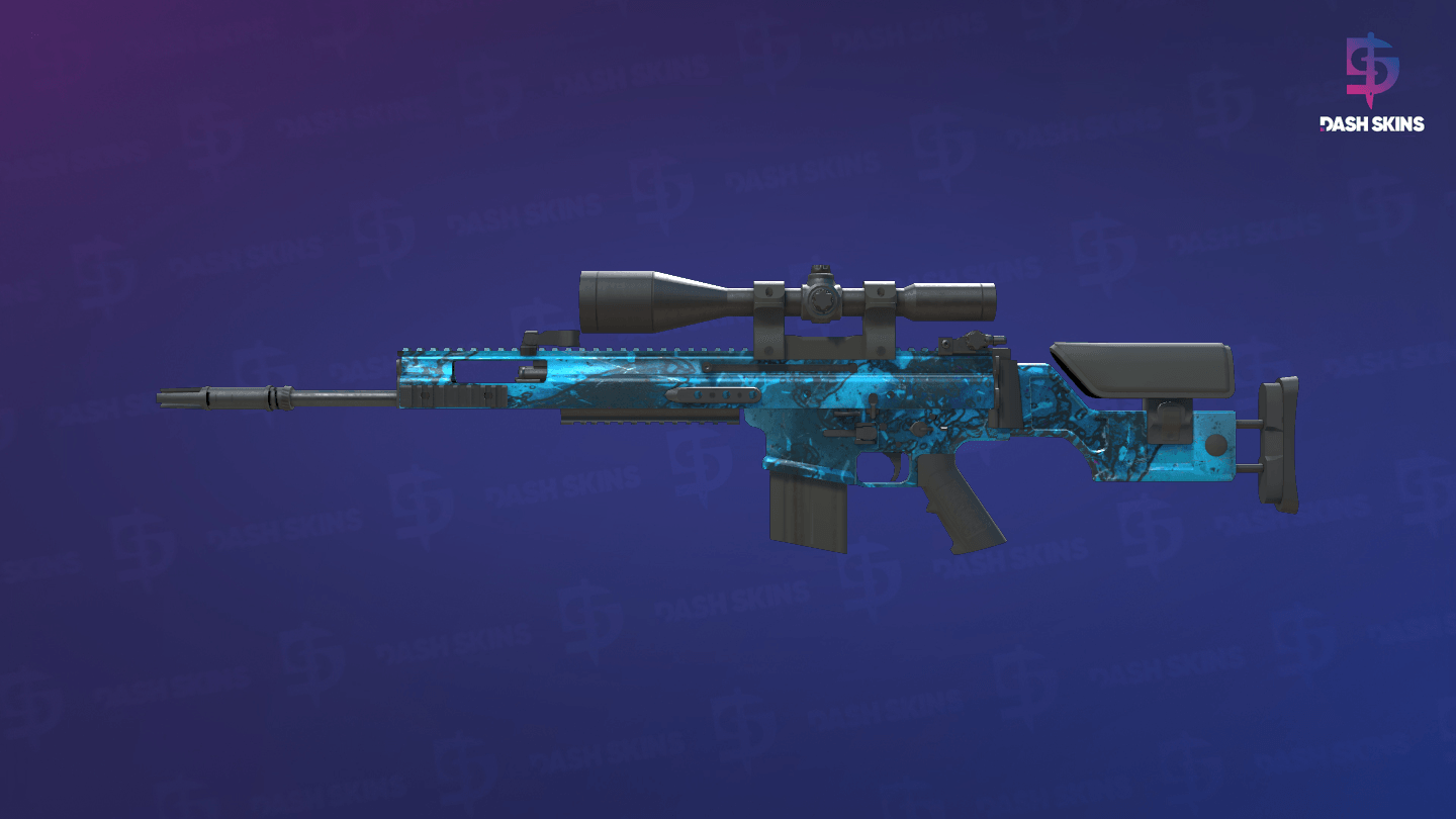 SCAR-20 | Grotto (Field-Tested) - Frontside Screenshot