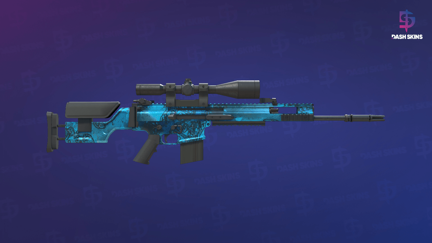 SCAR-20 | Grotto (Field-Tested) - Backside Screenshot