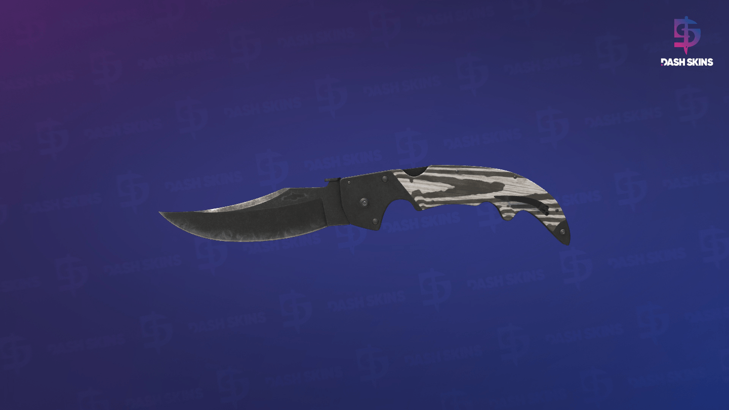 ★ Falchion Knife | Black Laminate (Field-Tested) - Backside Screenshot