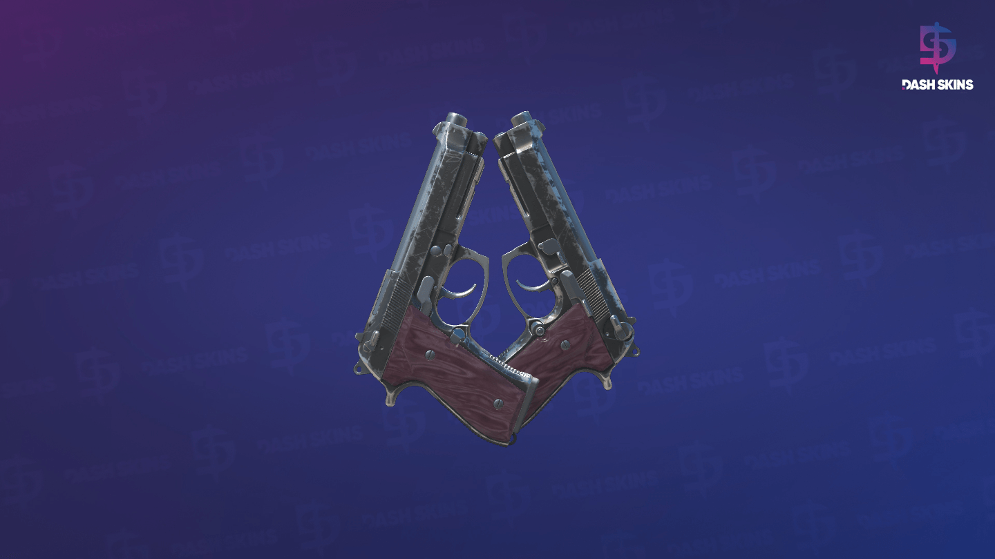 Dual Berettas | BorDeux (Field-Tested) - Frontside Screenshot