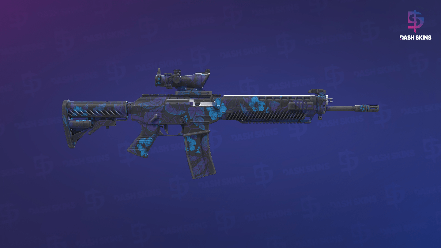 SG 553 | Aloha (Field-Tested) - Backside Screenshot