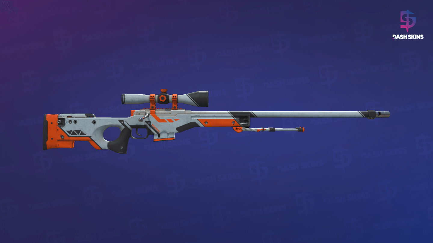 AWP | Asiimov (Well-Worn) - Backside Screenshot