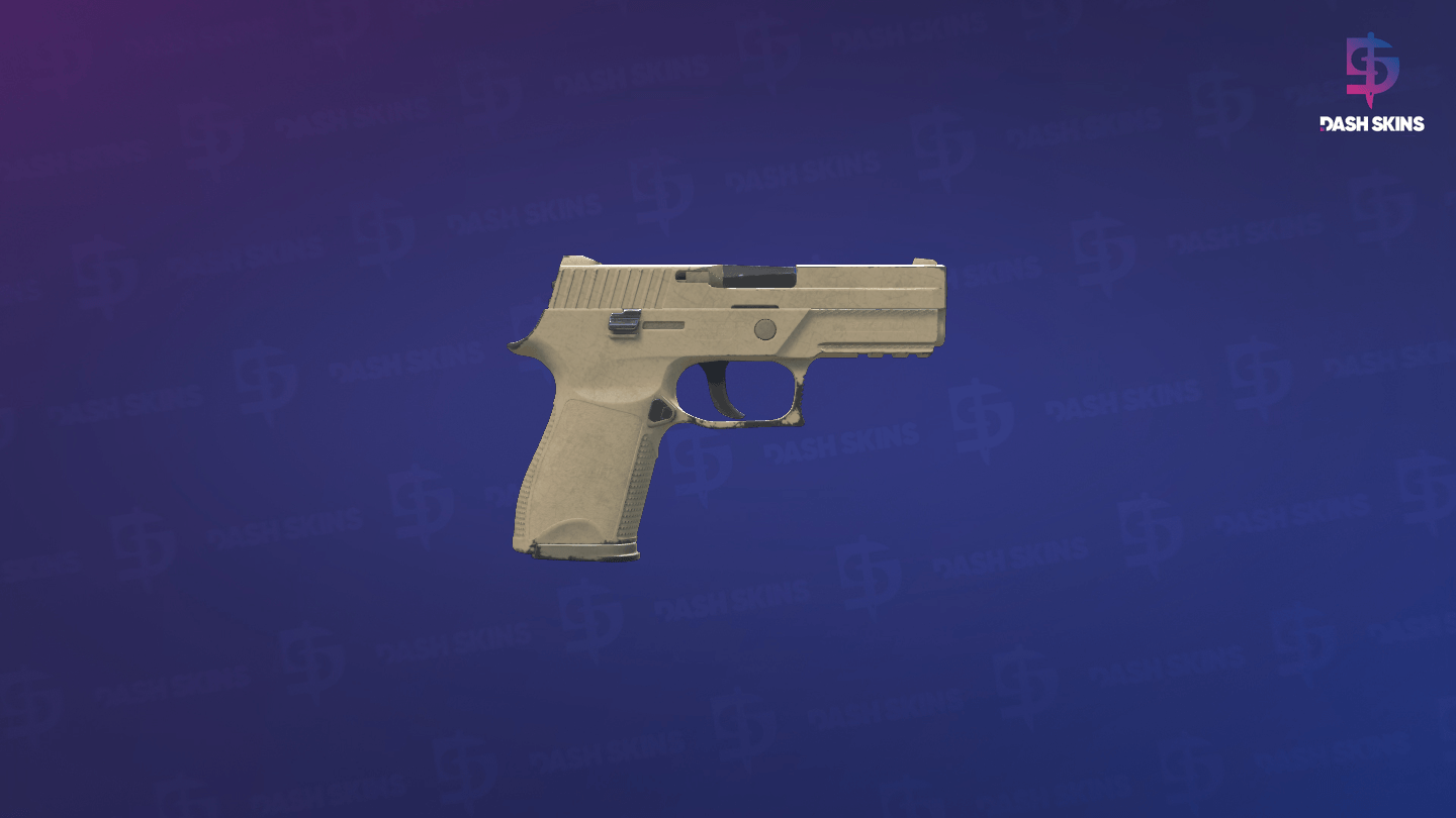 Souvenir P250 | Sand Dune (Field-Tested) - Backside Screenshot