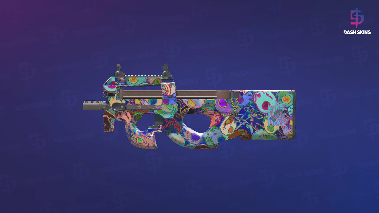P90 | Death by Kitty (Minimal Wear) - Frontside Screenshot