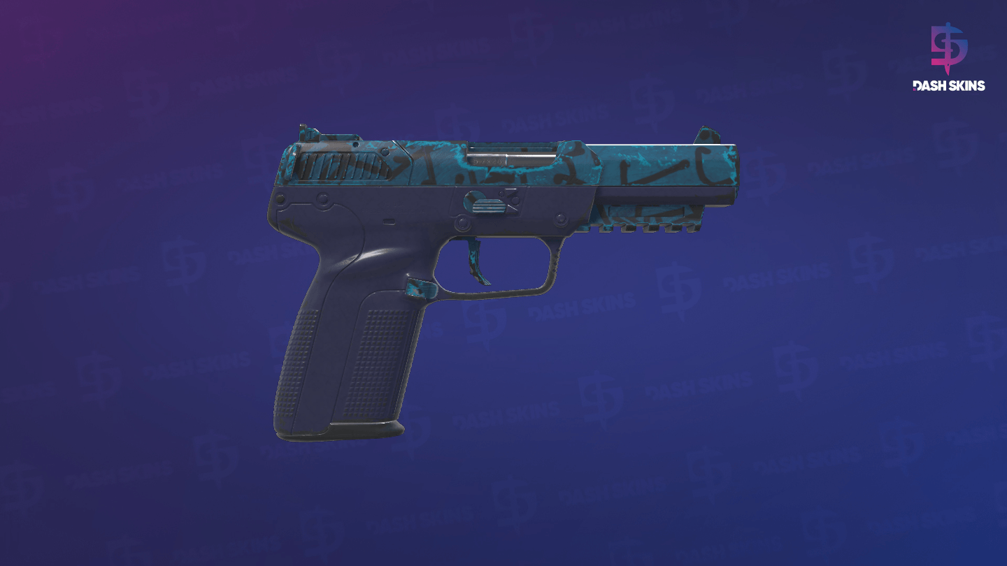Five-SeveN | Midnight Paintover (Field-Tested) - Backside Screenshot