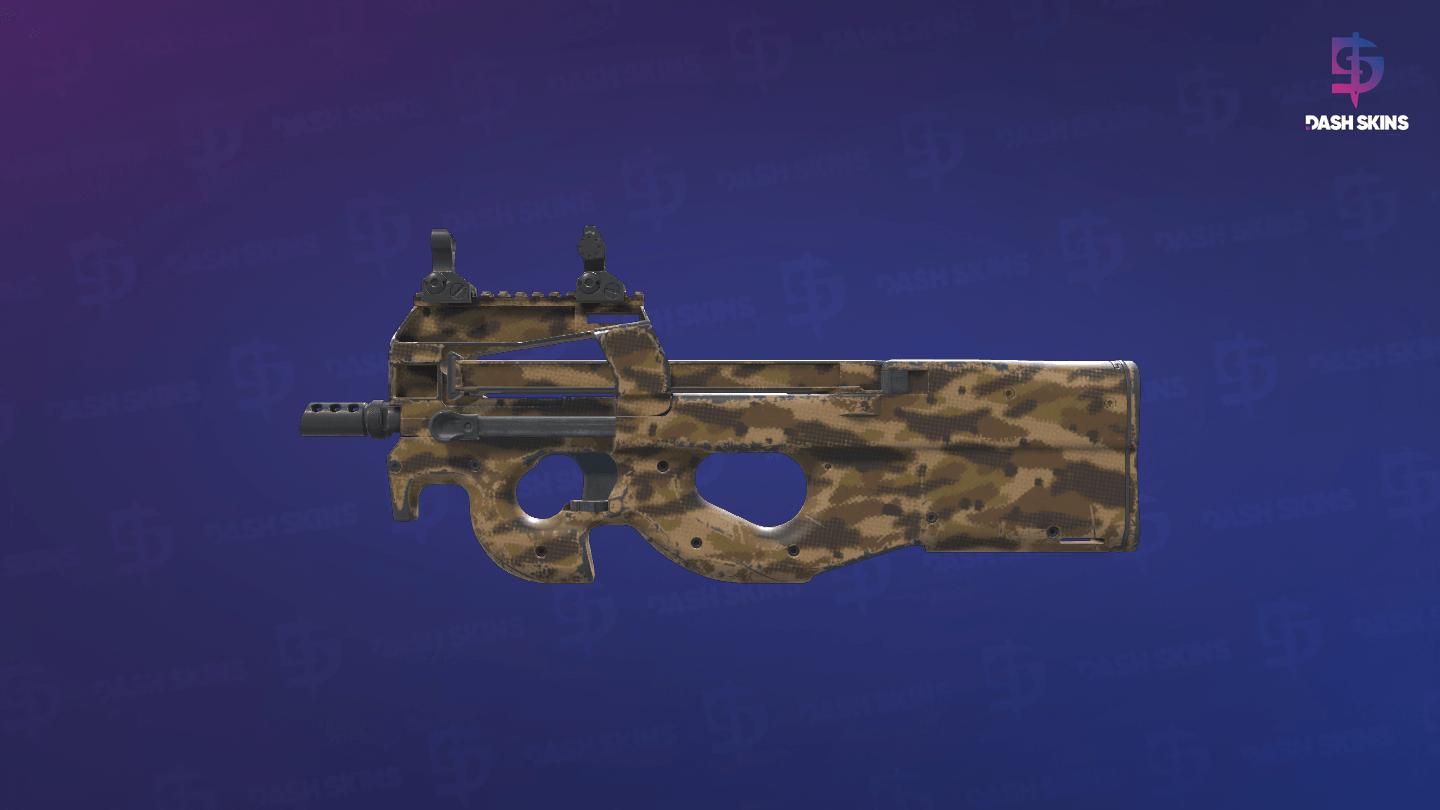 P90 | Desert Halftone (Field-Tested) - Frontside Screenshot