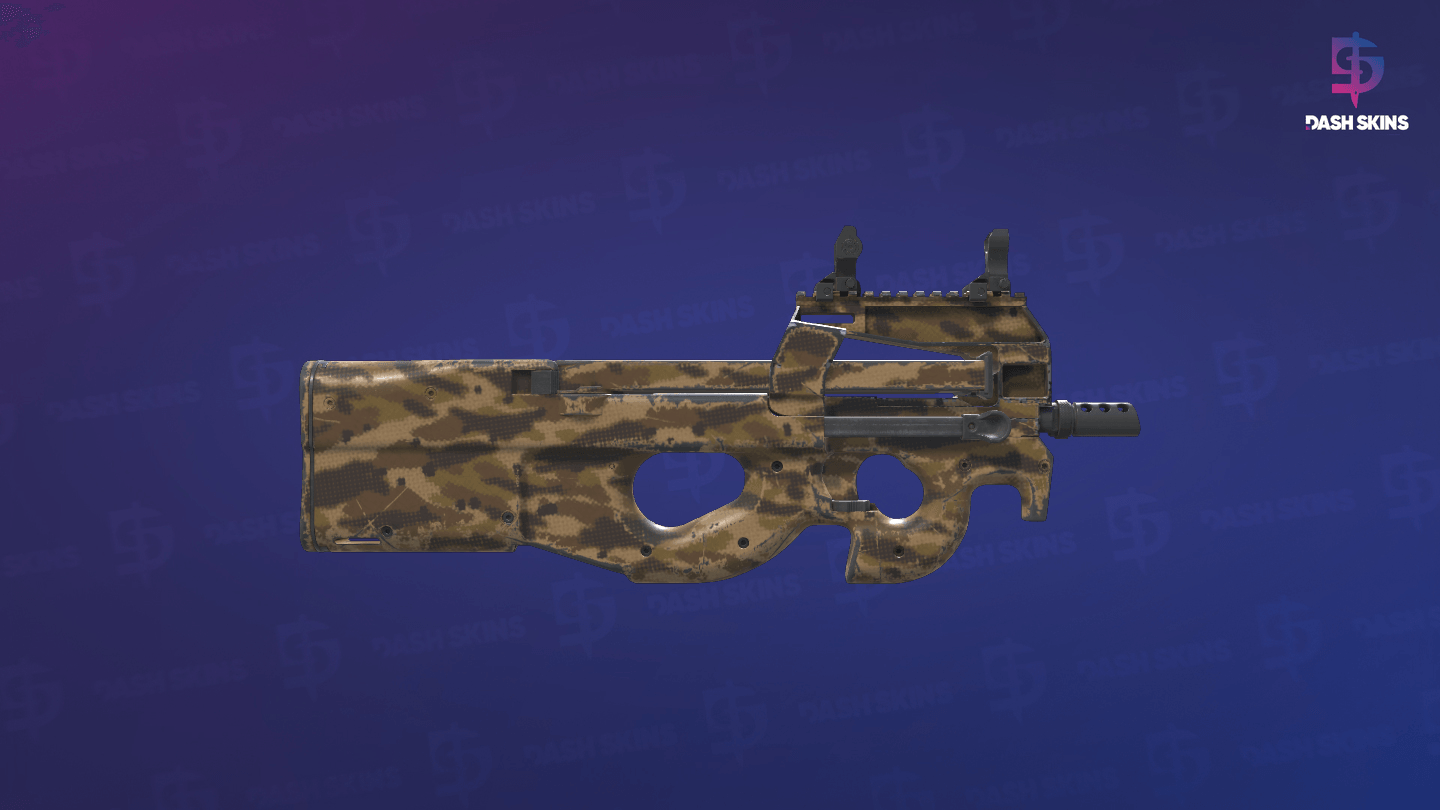 P90 | Desert Halftone (Field-Tested) - Backside Screenshot