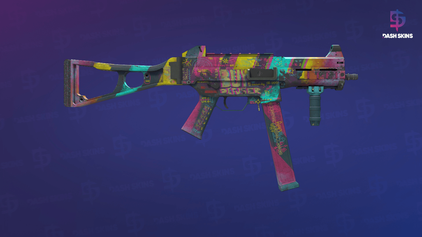 UMP-45 | Wild Child (Battle-Scarred) - Backside Screenshot