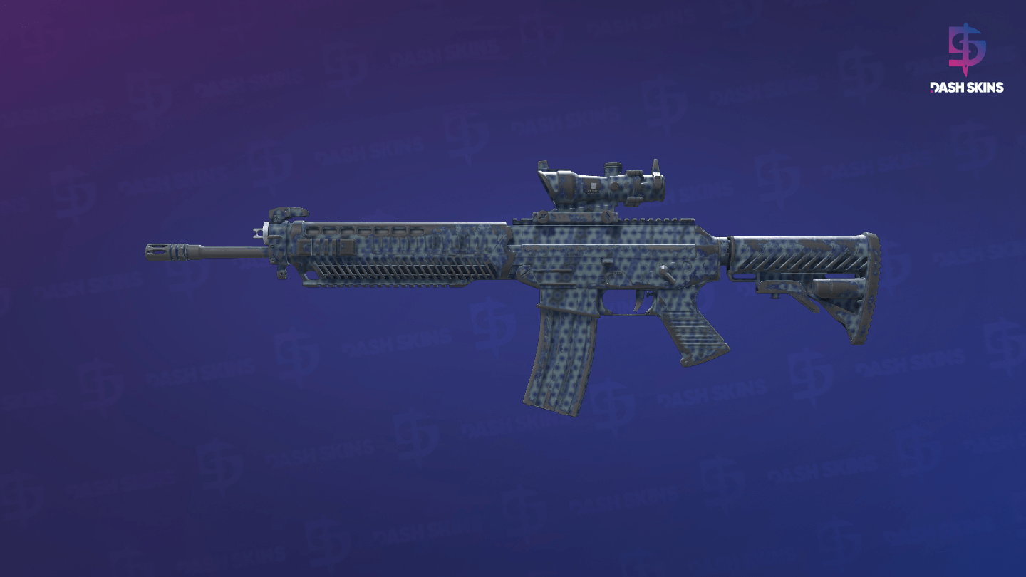 SG 553 | Waves Perforated (Well-Worn) - Frontside Screenshot