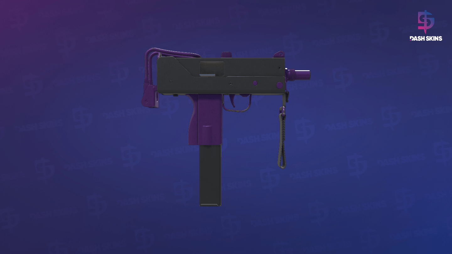 MAC-10 | Ultraviolet (Minimal Wear) - Backside Screenshot