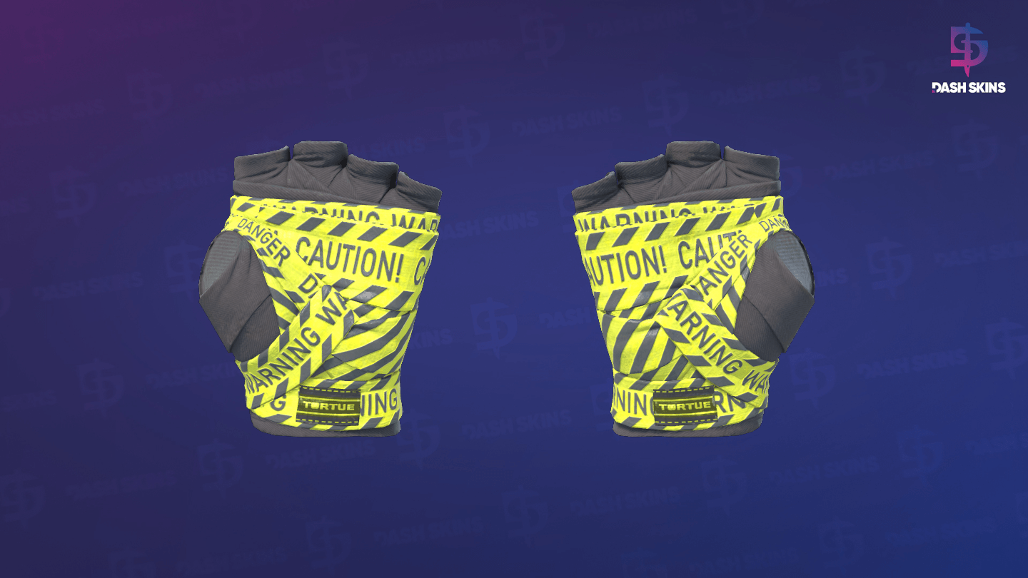 ★ Hand Wraps | CAUTION! (Field-Tested) - Backside Screenshot