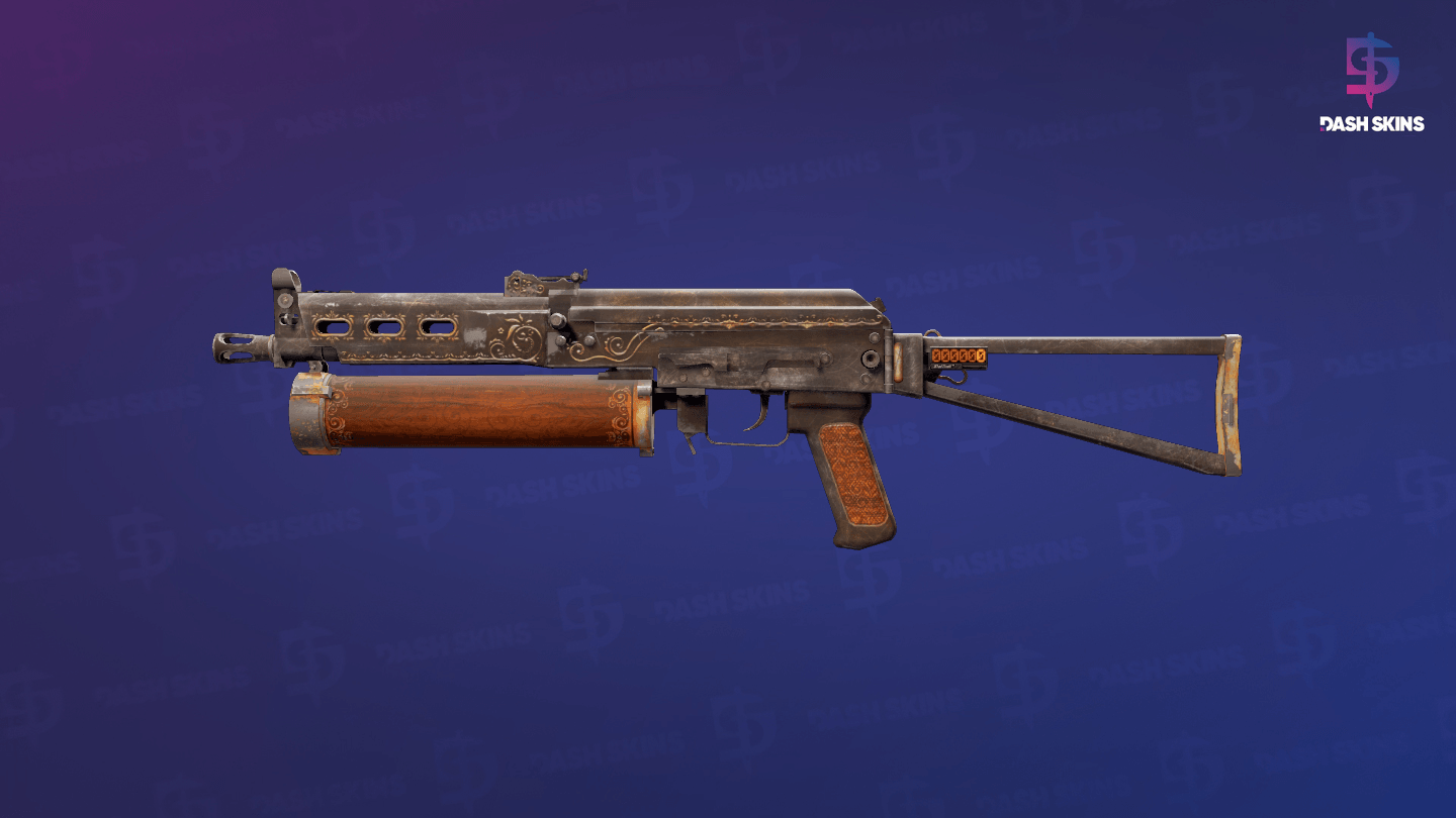 StatTrak™ PP-Bizon | Antique (Minimal Wear) - Frontside Screenshot