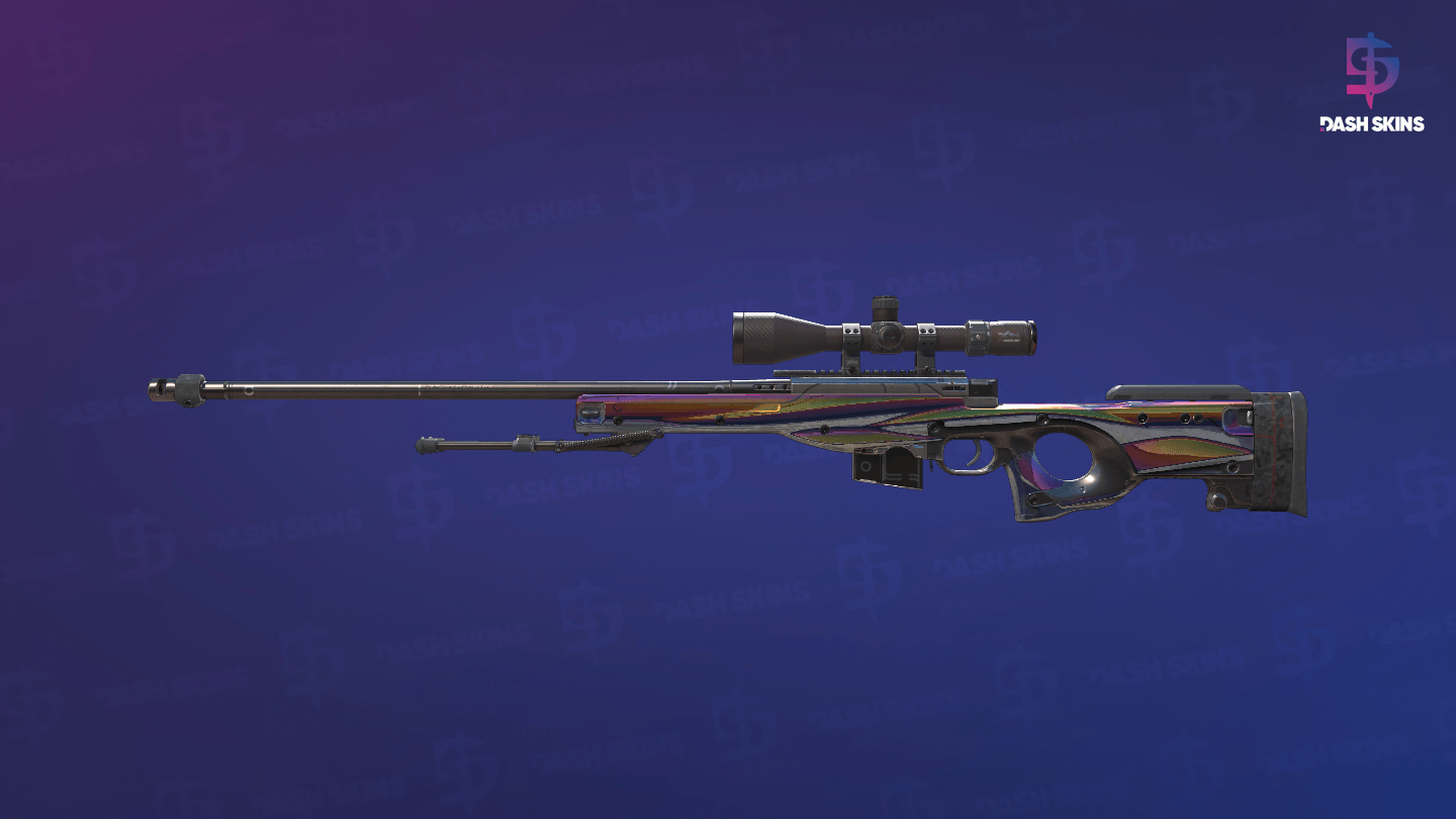 AWP | Chrome Cannon (Well-Worn) - Frontside Screenshot