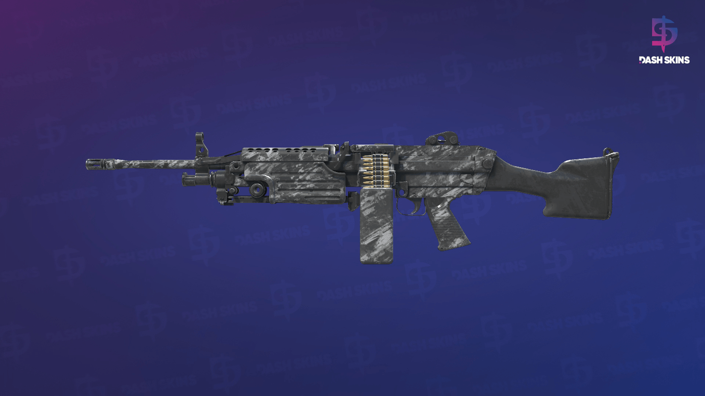 M249 | Sleet (Battle-Scarred) - Frontside Screenshot