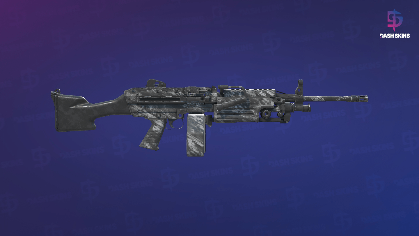 M249 | Sleet (Battle-Scarred) - Backside Screenshot