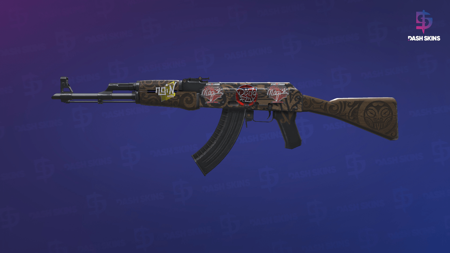 AK-47 | Uncharted (Minimal Wear) - Frontside Screenshot